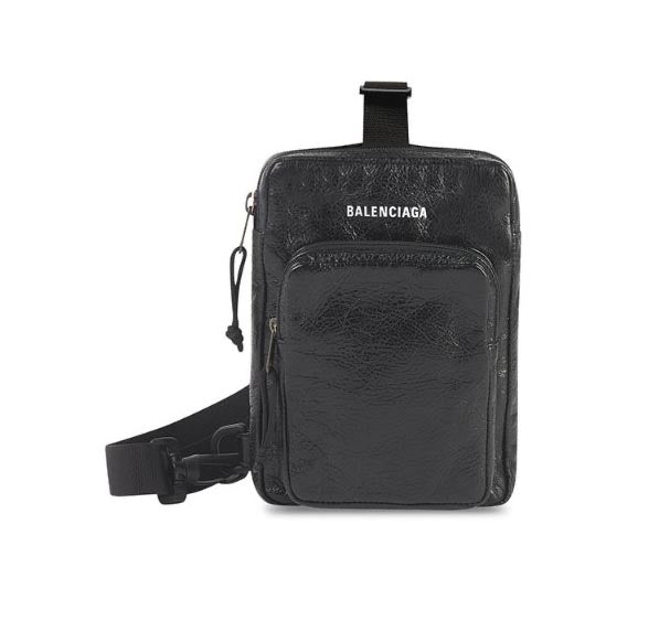 供應商香港現貨🌸全新 100%正品保證 Balenciaga Bag-Crossbody Bag for Men in Black | 落單後約7-10個工作天寄出