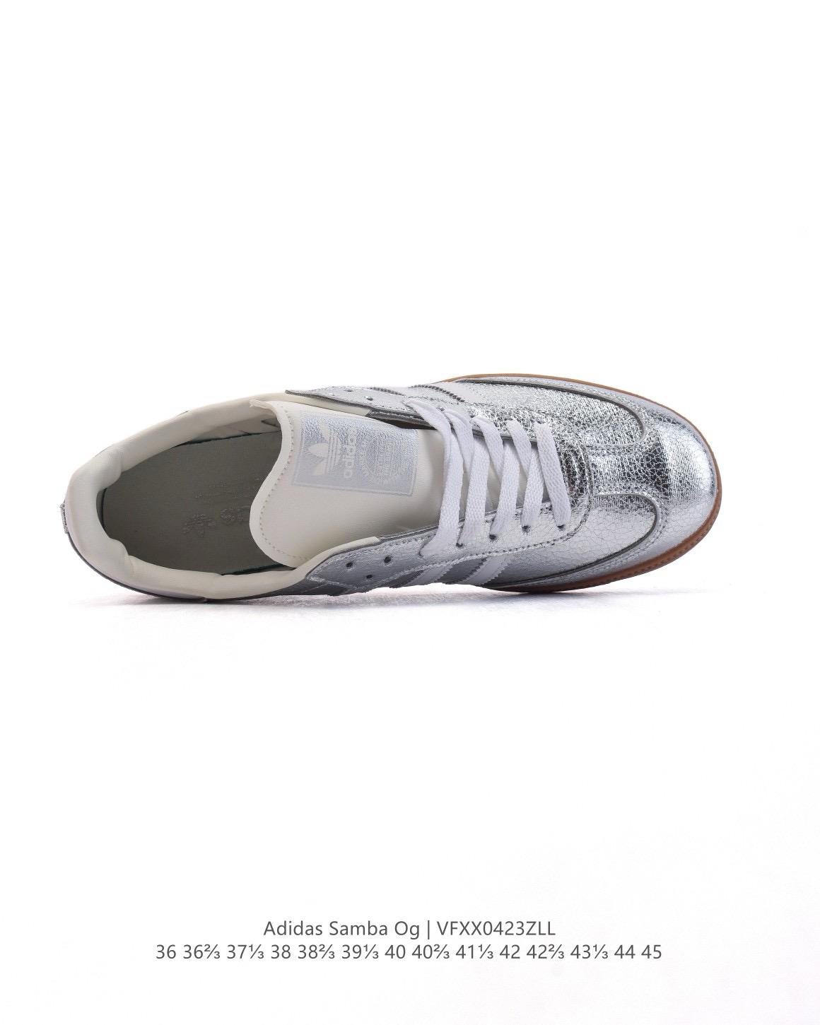 🌸ADIDAS ORIGINALS SAMBA OG SHOES 經典運動鞋小白鞋 # 銀 | 預訂約3-4星期(自行備註尺寸)