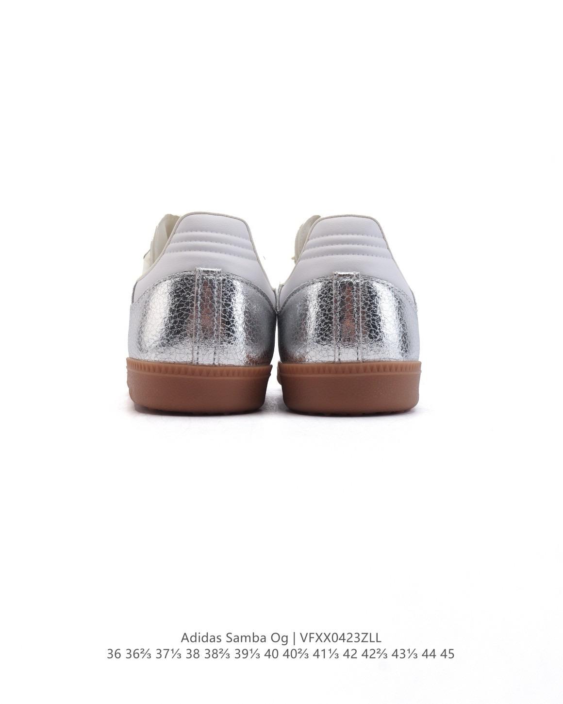 🌸ADIDAS ORIGINALS SAMBA OG SHOES 經典運動鞋小白鞋 # 銀 | 預訂約3-4星期(自行備註尺寸)