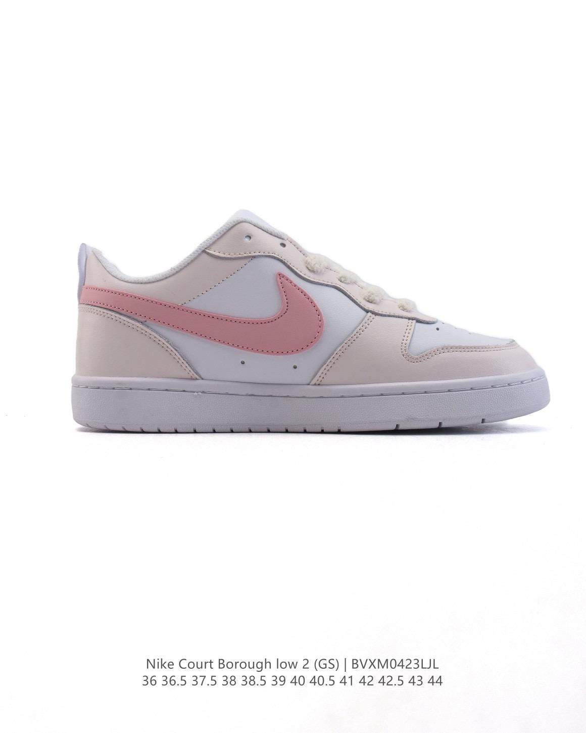 🌸Nike Court Borough Low 2（GS）小空軍 低幫運動板鞋 | 預訂約3-4星期(自行備註尺寸)