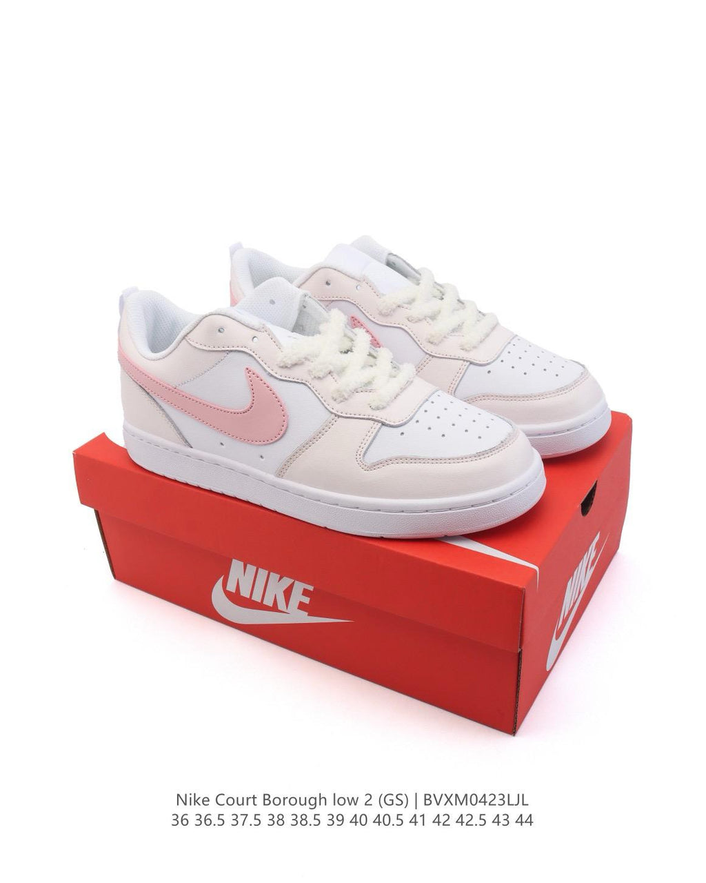 🌸Nike Court Borough Low 2（GS）小空軍 低幫運動板鞋 | 預訂約3-4星期(自行備註尺寸)