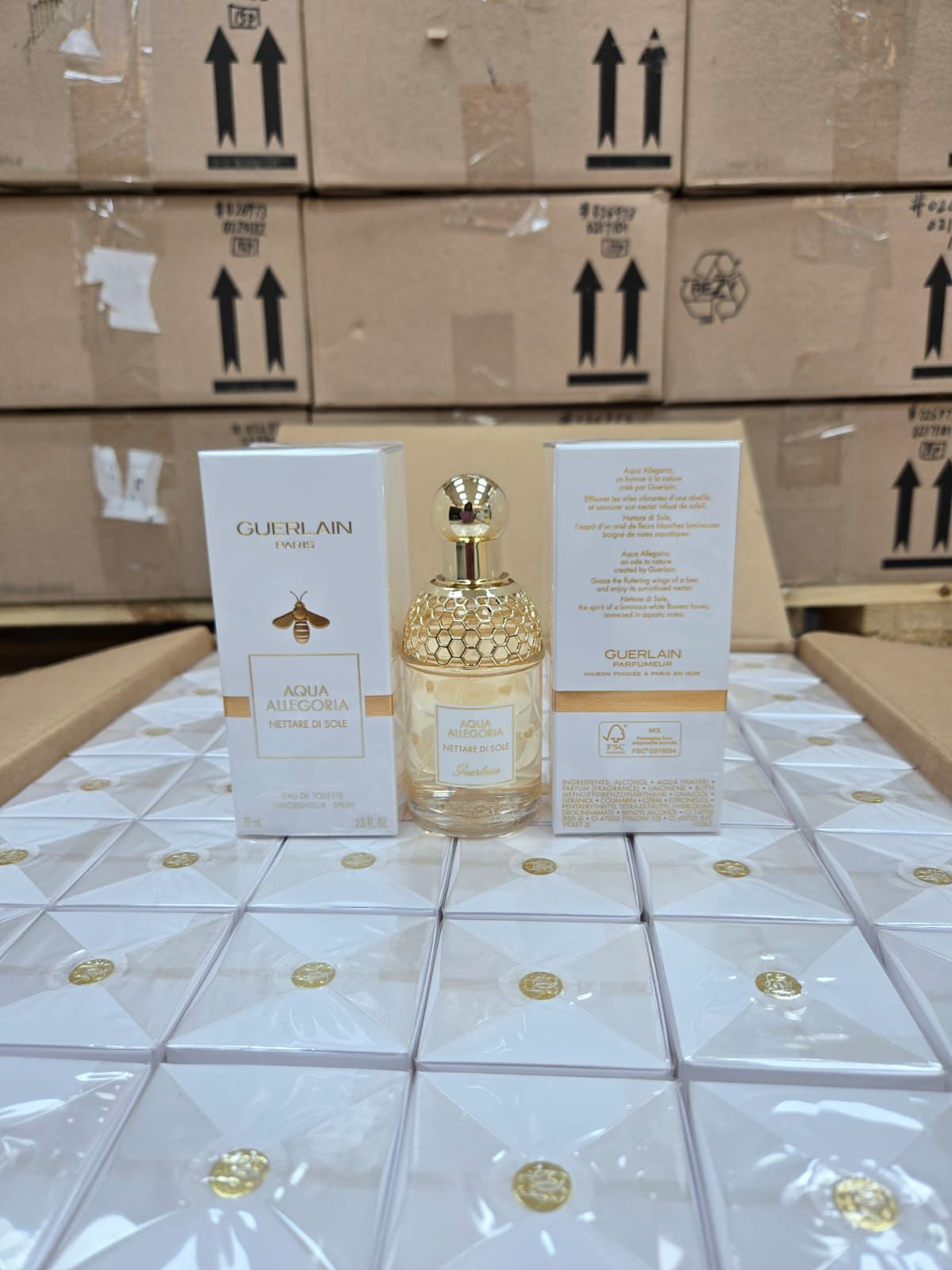 🌸免稅正品 GUERLAIN AQUA ALLEGORIA NETTARE DI SOLE EDT 75ML 花草水語-白花蜜露淡香水75ML | 預訂約1-2星期