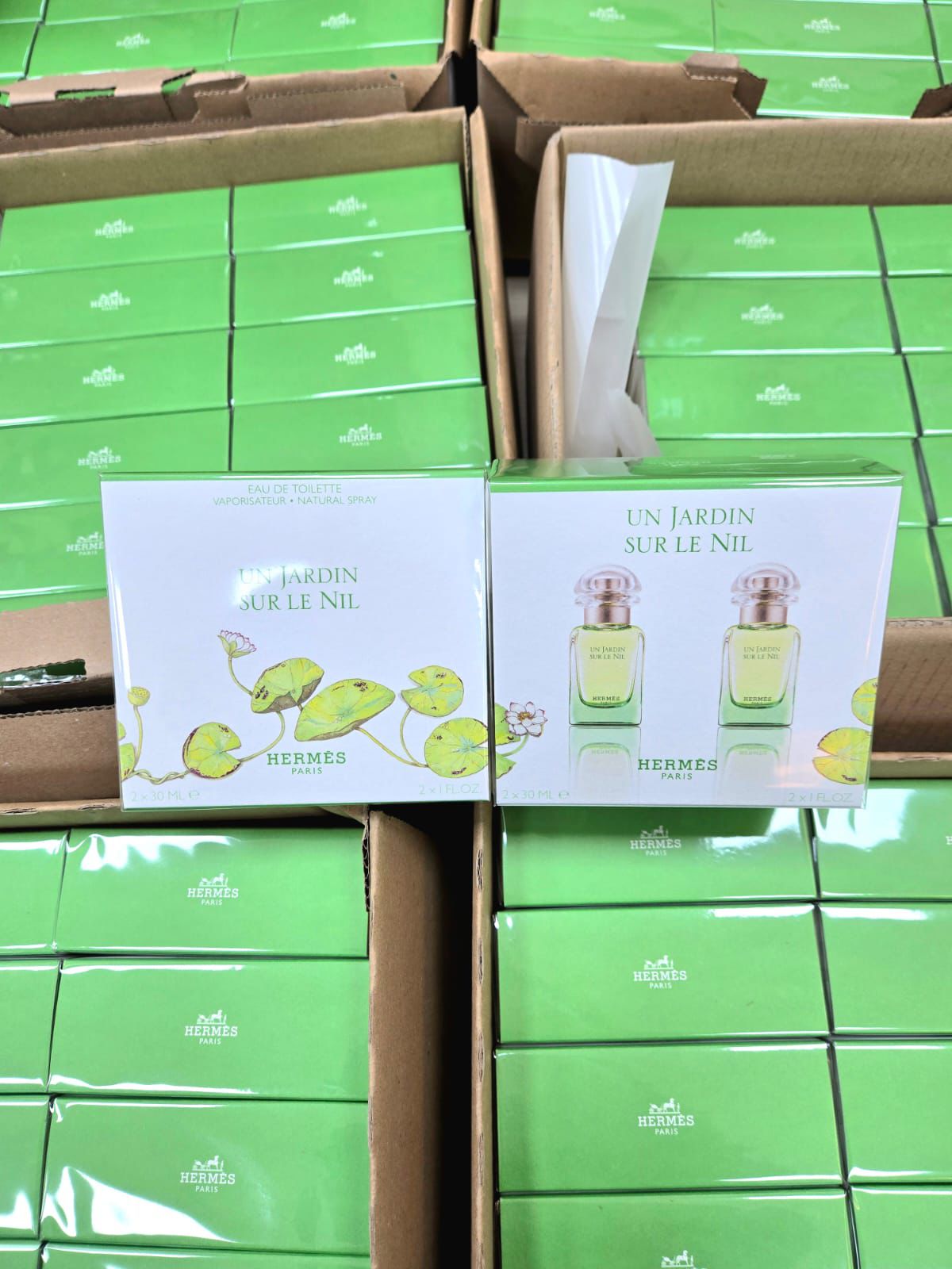 🌸免稅正品 HERMES 愛馬仕 尼羅河花園 淡香水噴霧套裝(2PCS) | 預訂約1-2星期