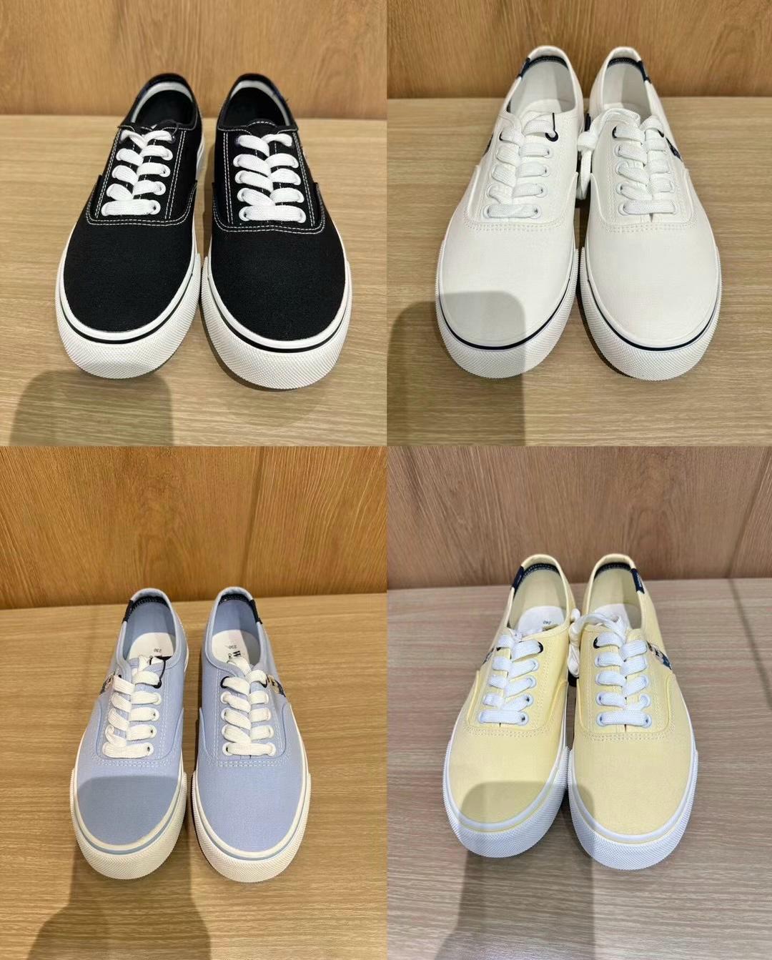 🌸🍊Who A U 韓國專門店/免稅店🍊2025年新款折扣優惠 經典 小熊刺繡 帆布鞋 | 預訂約3-4星期