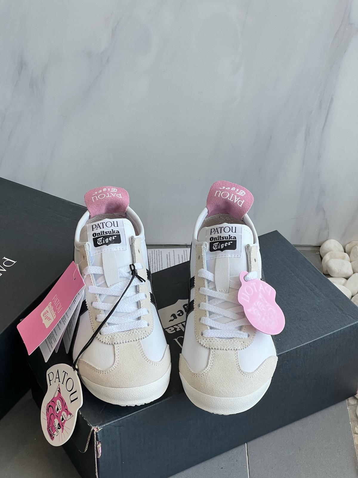 🌸💗 patou x Tiger鬼塚虎聯名來了 Tiger 值75週年之際 攜手今年迎來110週年的巴黎時裝品牌patou推出聯名系列 | 預訂約3-4星期(自行備註顏色及尺寸)