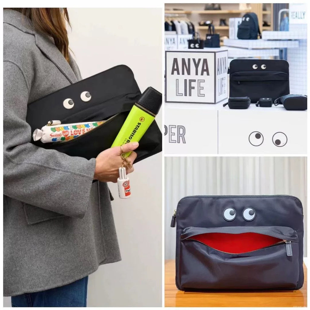 26/5截🌸英國🇬🇧 Anya Hindmarch Tech Case Eyes 英國設計師品牌尼龍手包 | 預訂約7月初至中
