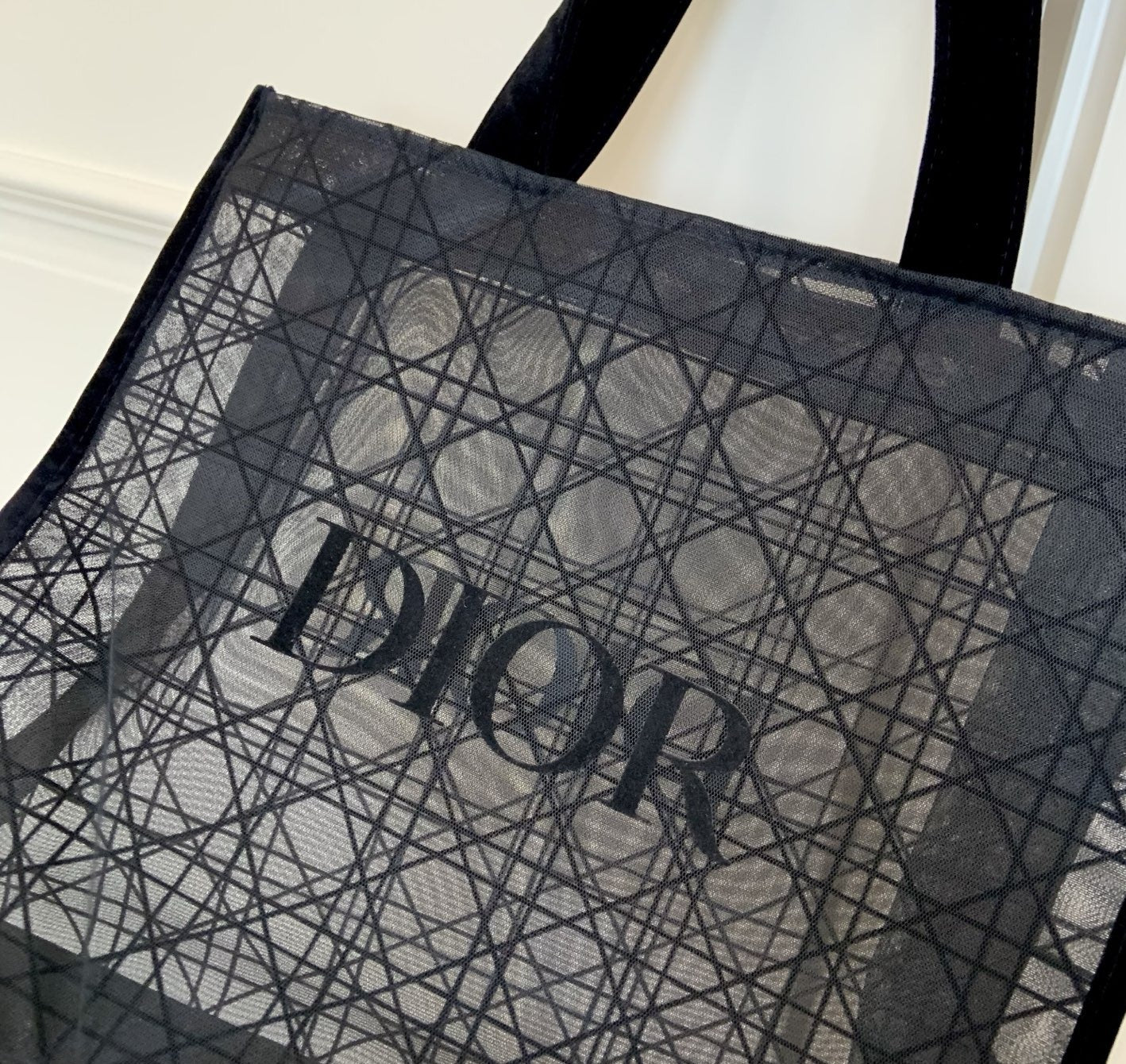 售完即止🌸DIOR 美妝專贈品透明網紗Tote Bag | 預訂約4-5星期