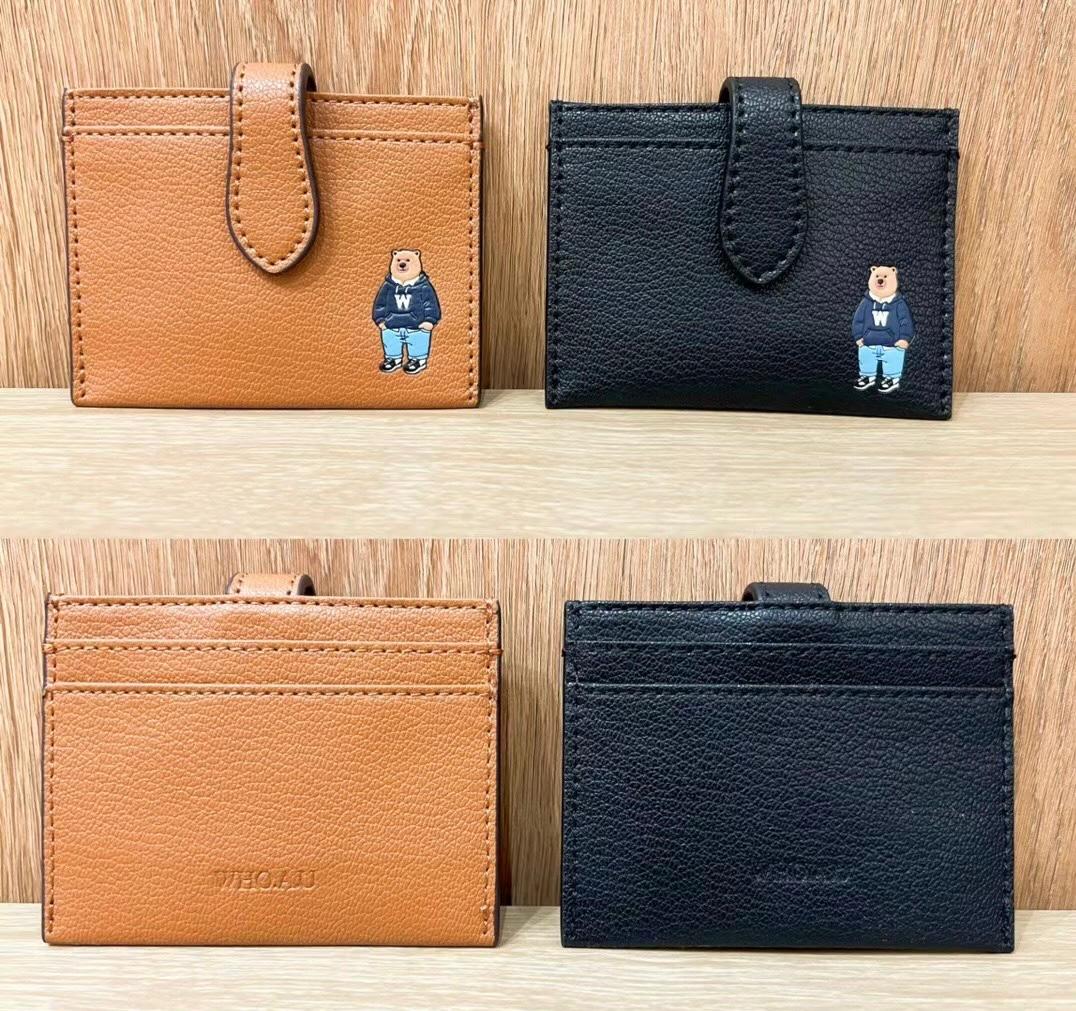 4/6截🌸🍊Who A U 韓國專門店/免稅店🍊2025 新款 簡約可愛卡包😍折扣優惠 | 預訂 截單後約3-4星期