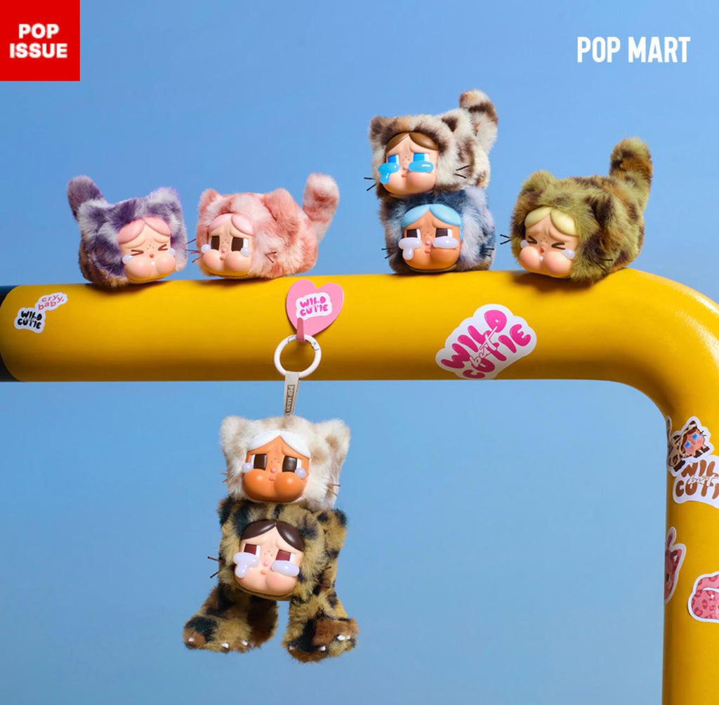 30/5截🌸🆕Popmart 新貨 Crybaby豹貓系列公仔鑰匙扣 盲盒 單盒 | 預訂 截單後約3-4星期