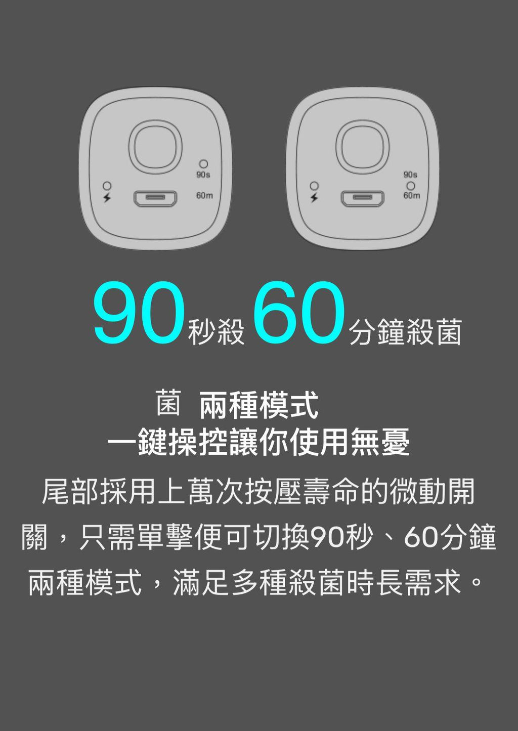 現貨🌸Mobework 手提小型紫外綫消毒筆UV紫外綫殺菌便携式迷消毒筆可充電 | 落單後約3-5個工作天寄出