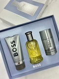 現貨🌸免稅正品 Hugo Boss Bottled Eau de Toilette gift set 自信男士淡香3件套（淡香水100ml+止汗膏70g+沐浴啫喱100ml） | 落單後約3-5個工作天寄出