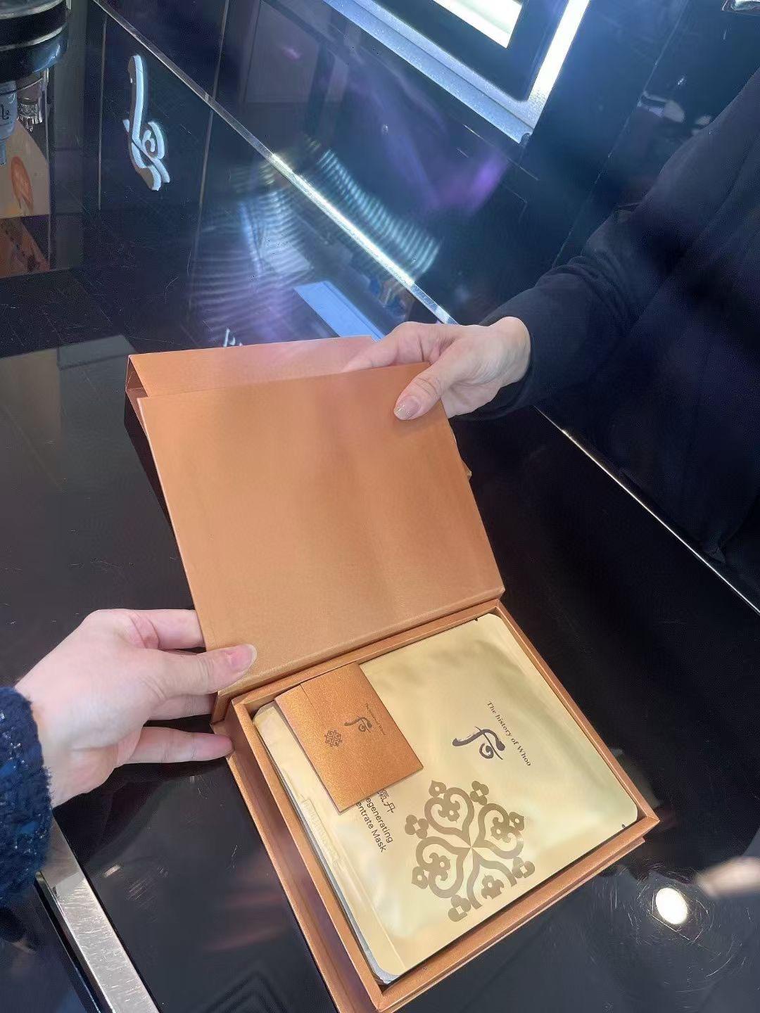 現貨🌸香港專櫃‼️特價‼️新品超值 貴婦面膜 Whoo/天氣丹黃金精華面膜（單片裝） 1套20片 | 落單後約3-5個工作天寄出 娉婷貿易公司 Exquisite Beauty Trading Company