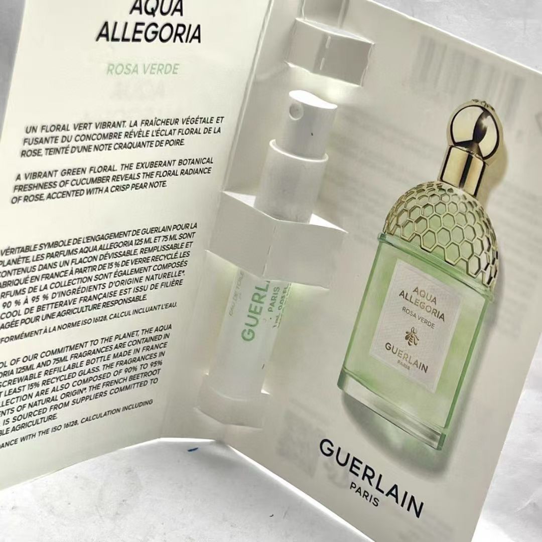 💥💥現貨300支🌸Guerlain嬌蘭2025新香水 沁綠玫瑰淡香水1ml*試管 | 落單後約3-5個工作天寄出