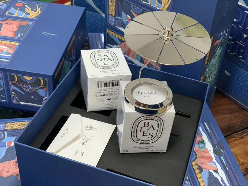 🌸法國🇫🇷Diptyque聖誕藍色香薰禮盒旋轉走馬燈🕯️🎠🎠 | 預訂約1-2星期