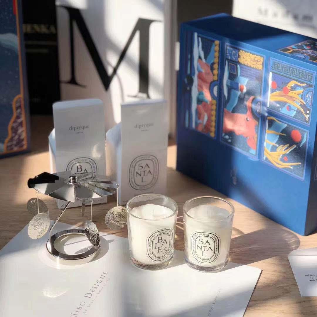 🌸法國🇫🇷Diptyque聖誕藍色香薰禮盒旋轉走馬燈🕯️🎠🎠 | 預訂約1-2星期