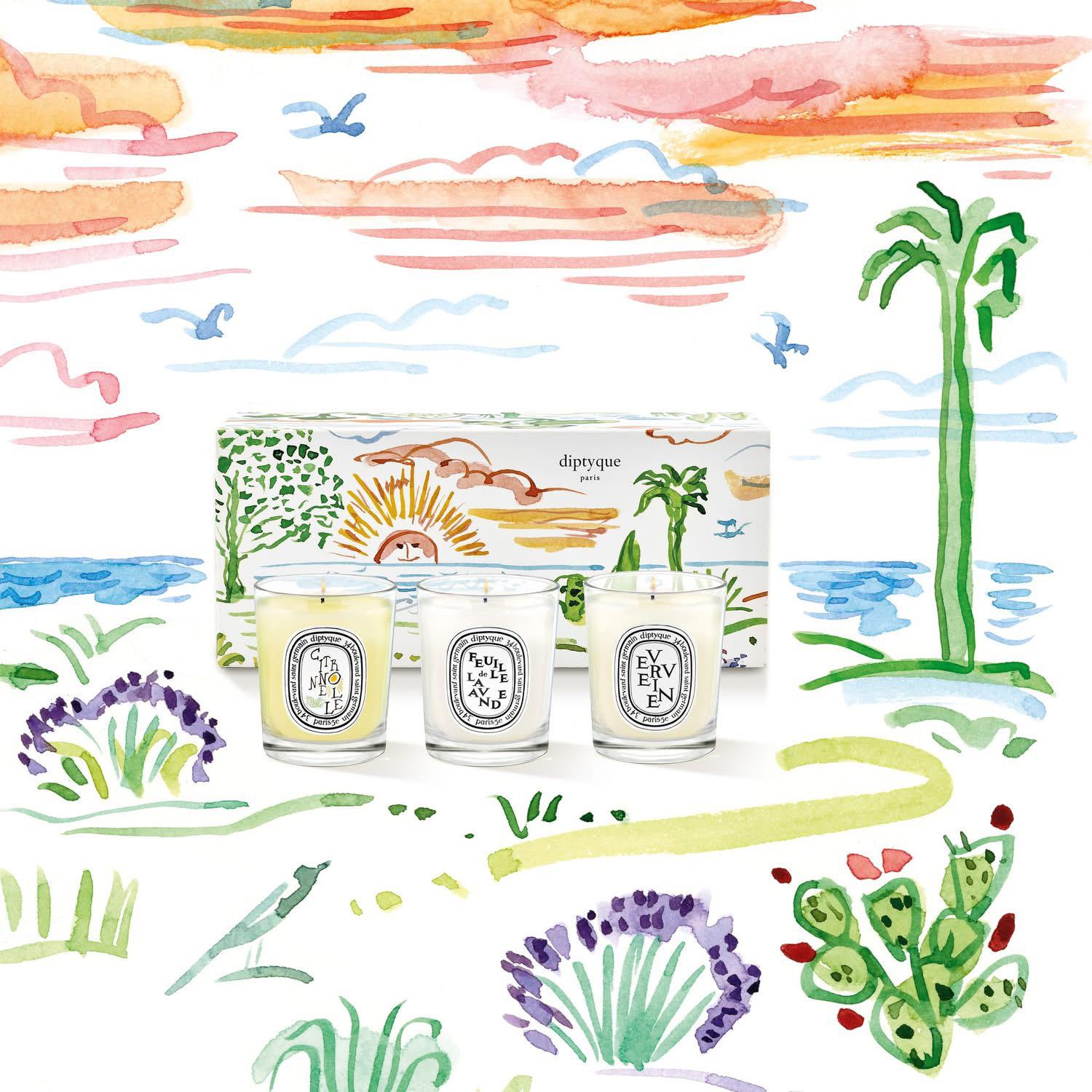 🌸Diptyque夏日暖陽系列香薰蠟燭三件套 | 預訂約1-2星期