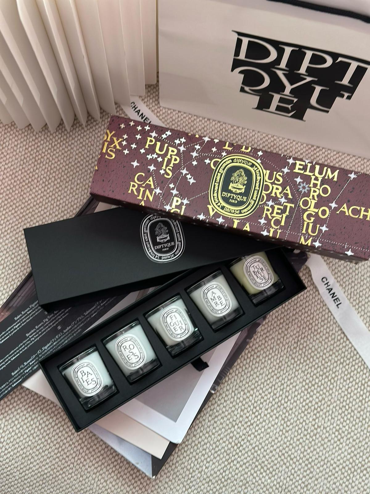 🌸Diptyque香薰蠟燭禮盒裝5件套裝 | 預訂約1-2星期