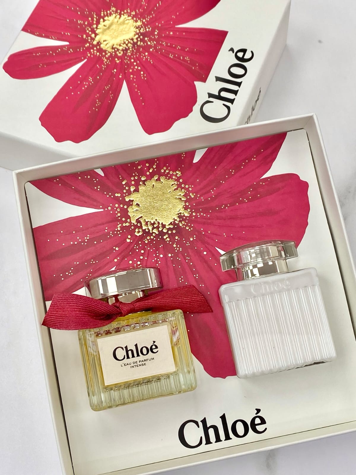 供應商現貨🌸免稅正品 Chloe L'Eau De Parfum Intense Gift Set 蔻依玫瑰晨語淡香精套裝(淡香精50ml+身體乳100ml) | 預訂 逢星期一，三返倉執貨 其後約3-5個工作天寄出