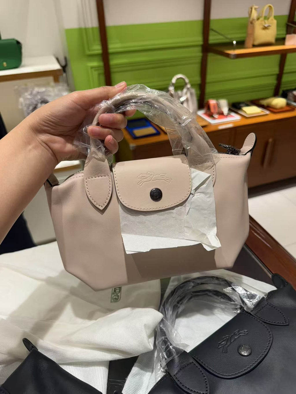 🌸韓國專門店 🇰🇷Longchamp 牛皮餃子包五個顏色 | 預訂約3-4星期