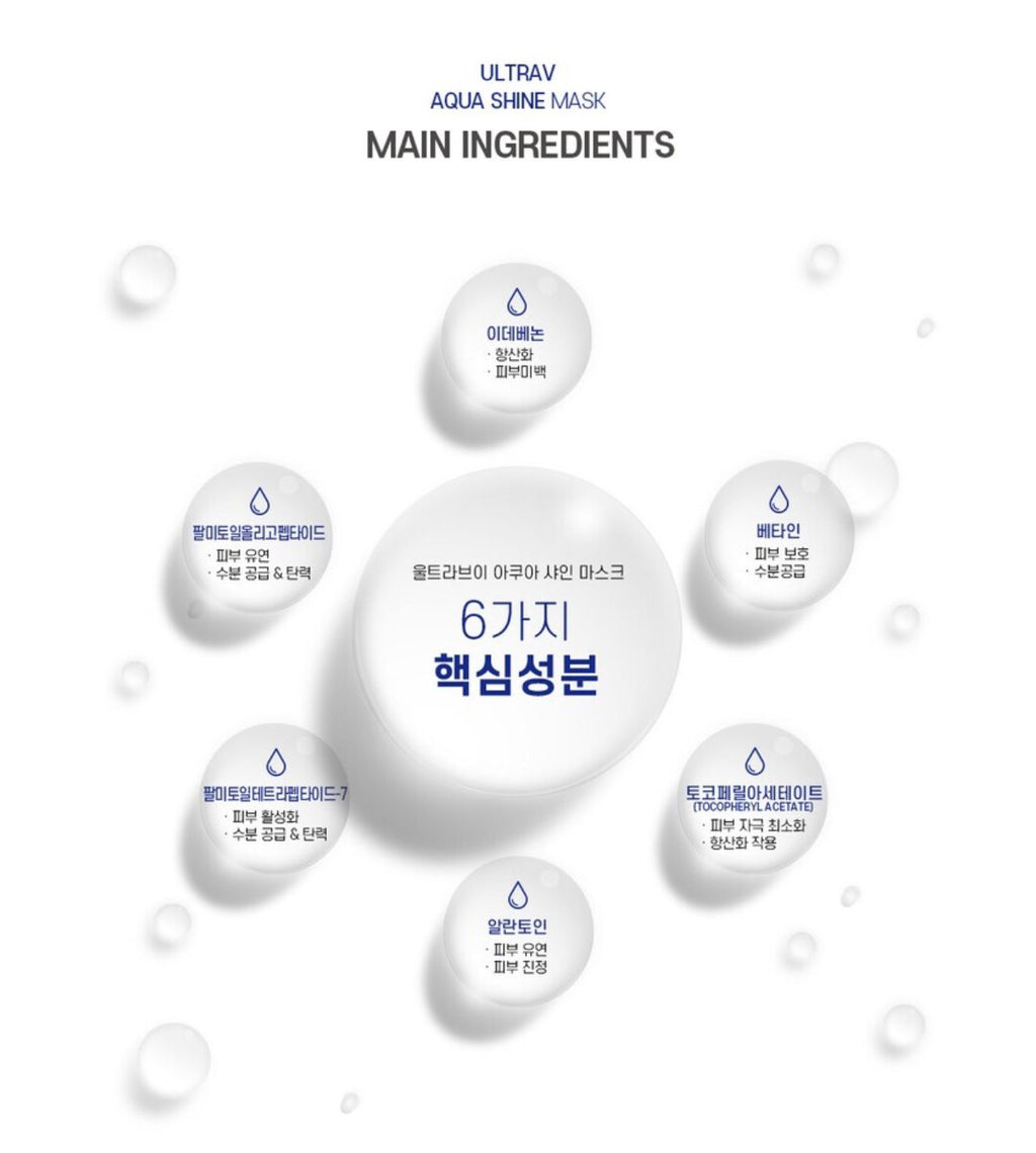 現貨🌸Ultra V 水光面膜 20ml（1盒10片）| 落單後約3-5個工作天寄出 娉婷貿易公司 Exquisite Beauty Trading Company