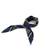 🌸日本中古品代購 香奈兒 絲巾 藏青色 45x45cm | 預訂約2-3星期