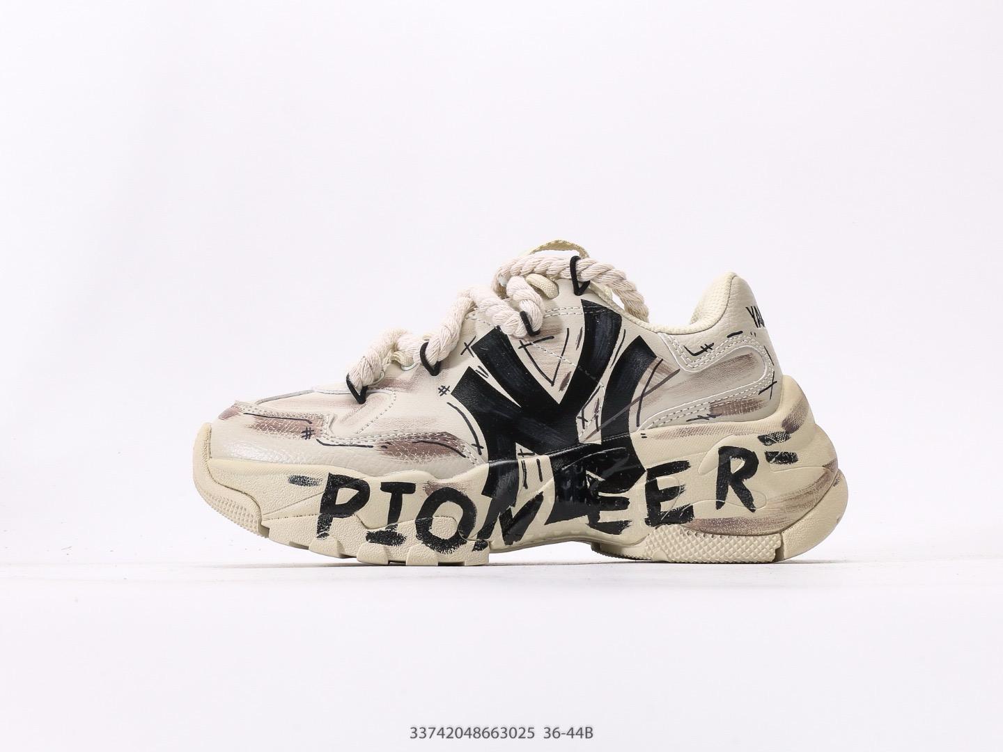 🌸MLB Big Ball Chunky Mesh 厚底老爹系列慢跑鞋# 白 | 預訂約3-4星期(自行備註尺寸)