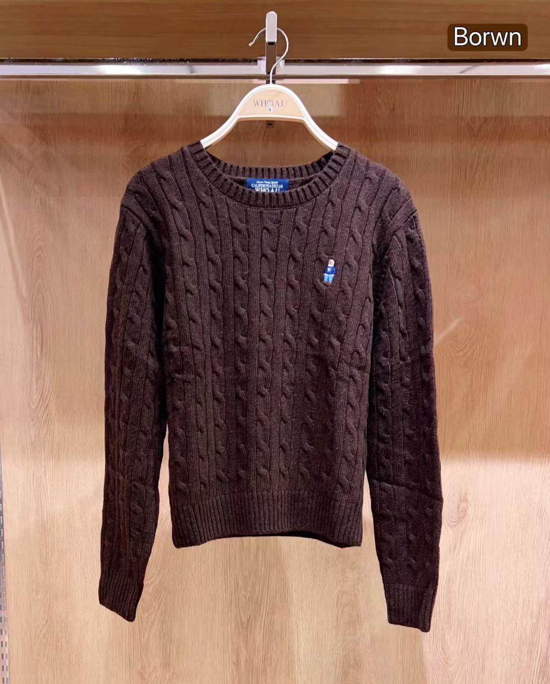 售完即止🌸韓國直送 🇰🇷🍊Who.A.U🍊新款 圓領冷衫WHKAF4901F | 預訂約3-4星期