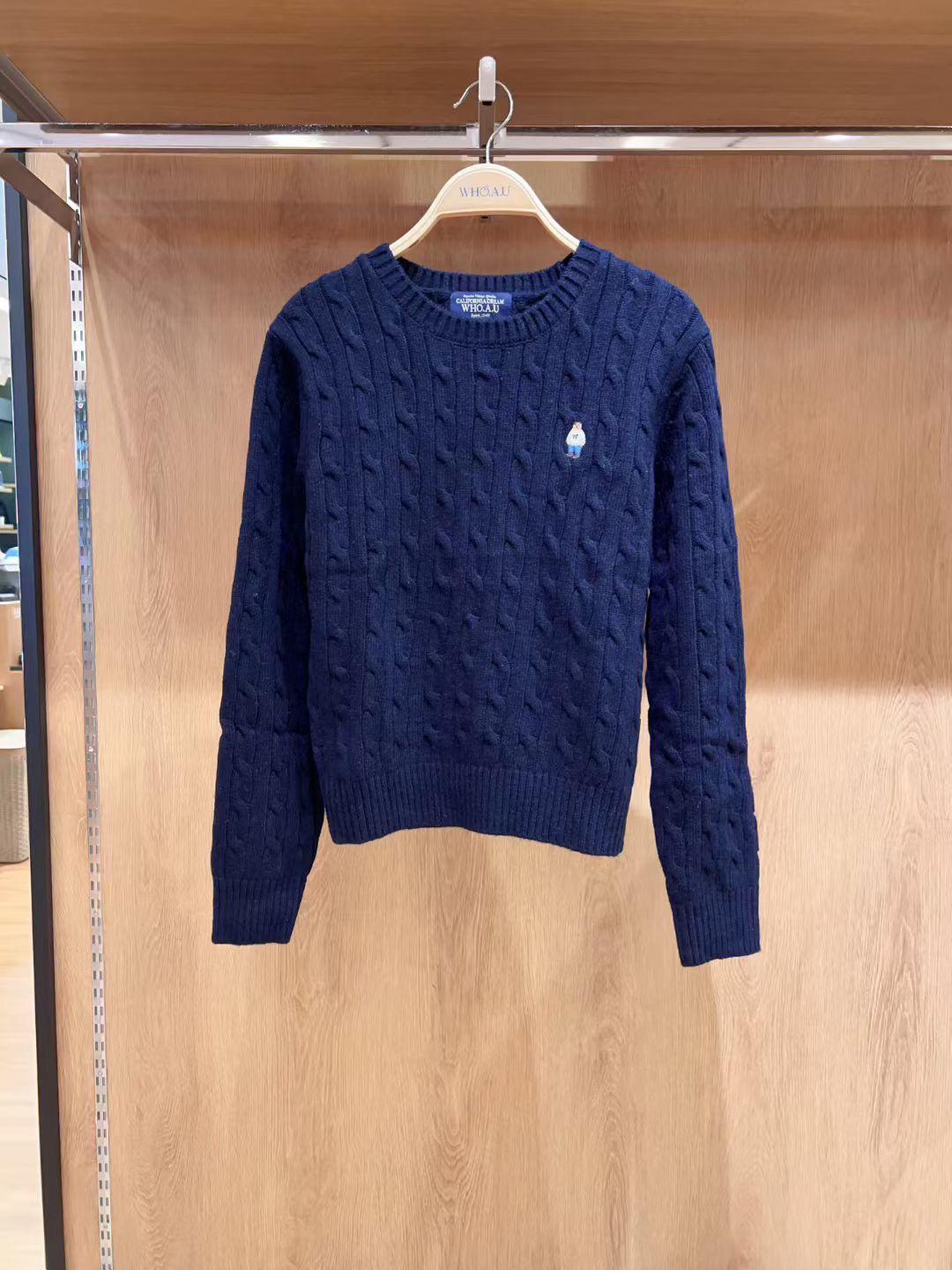 售完即止🌸韓國直送 🇰🇷🍊Who.A.U🍊新款 圓領冷衫WHKAF4901F | 預訂約3-4星期