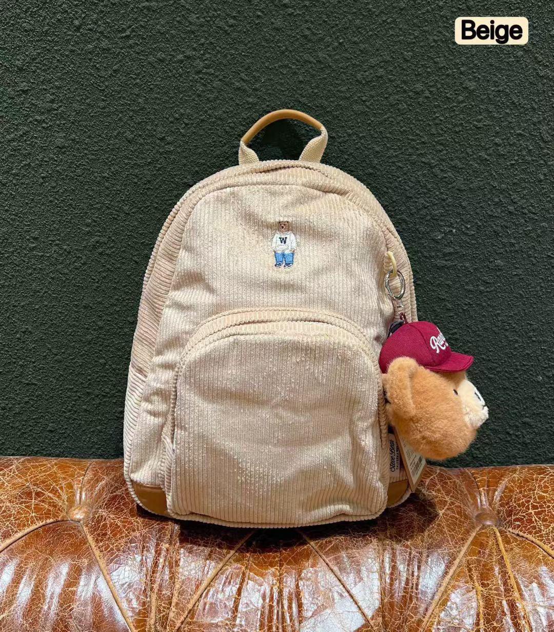 售完即止🌸韓國直送 🇰🇷🍊Who.A.U🍊新款 燈芯絨背囊仔 WHBGF4T22A | 預訂約3-4星期