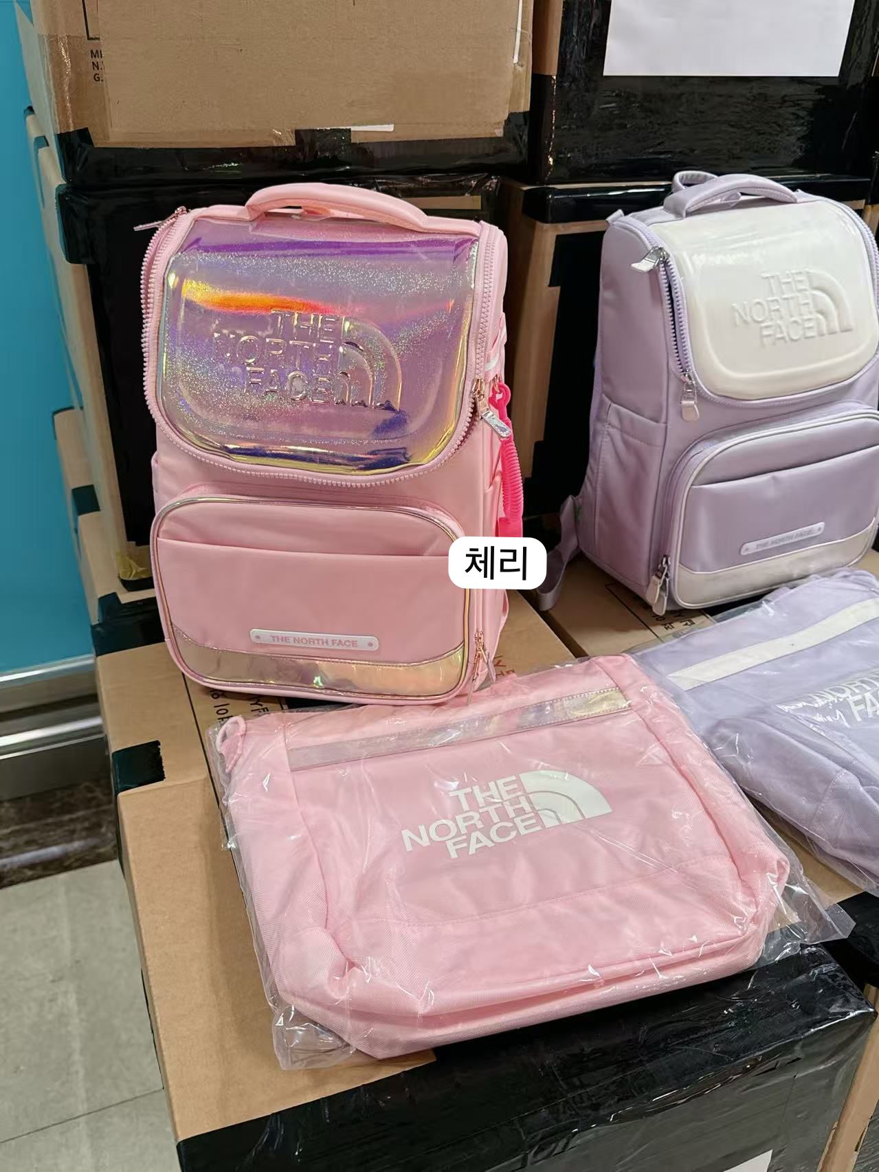 售完即止🌸韓國直送 🇰🇷The North Face kids 書包+功課袋 | 預訂約3-4星期(whatsapp圈圖)