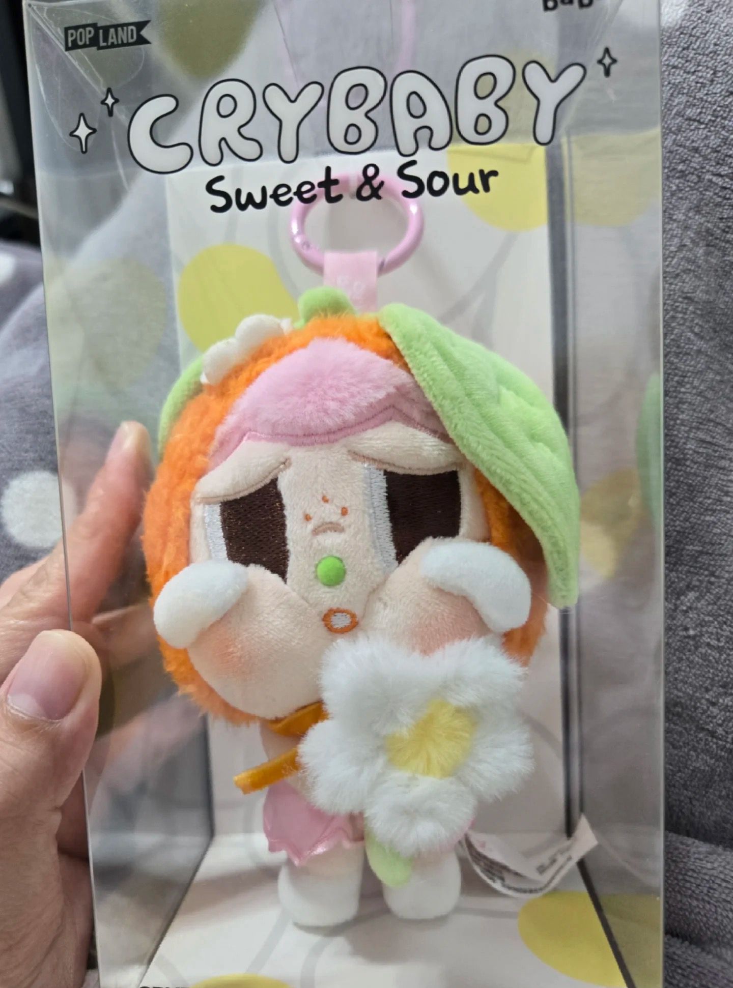 ⭐️現貨⭐️🌸Popland樂園限定CryBaby Sweet&Sour 毛絨公仔掛件 | 落單後約3-5個工作天寄出