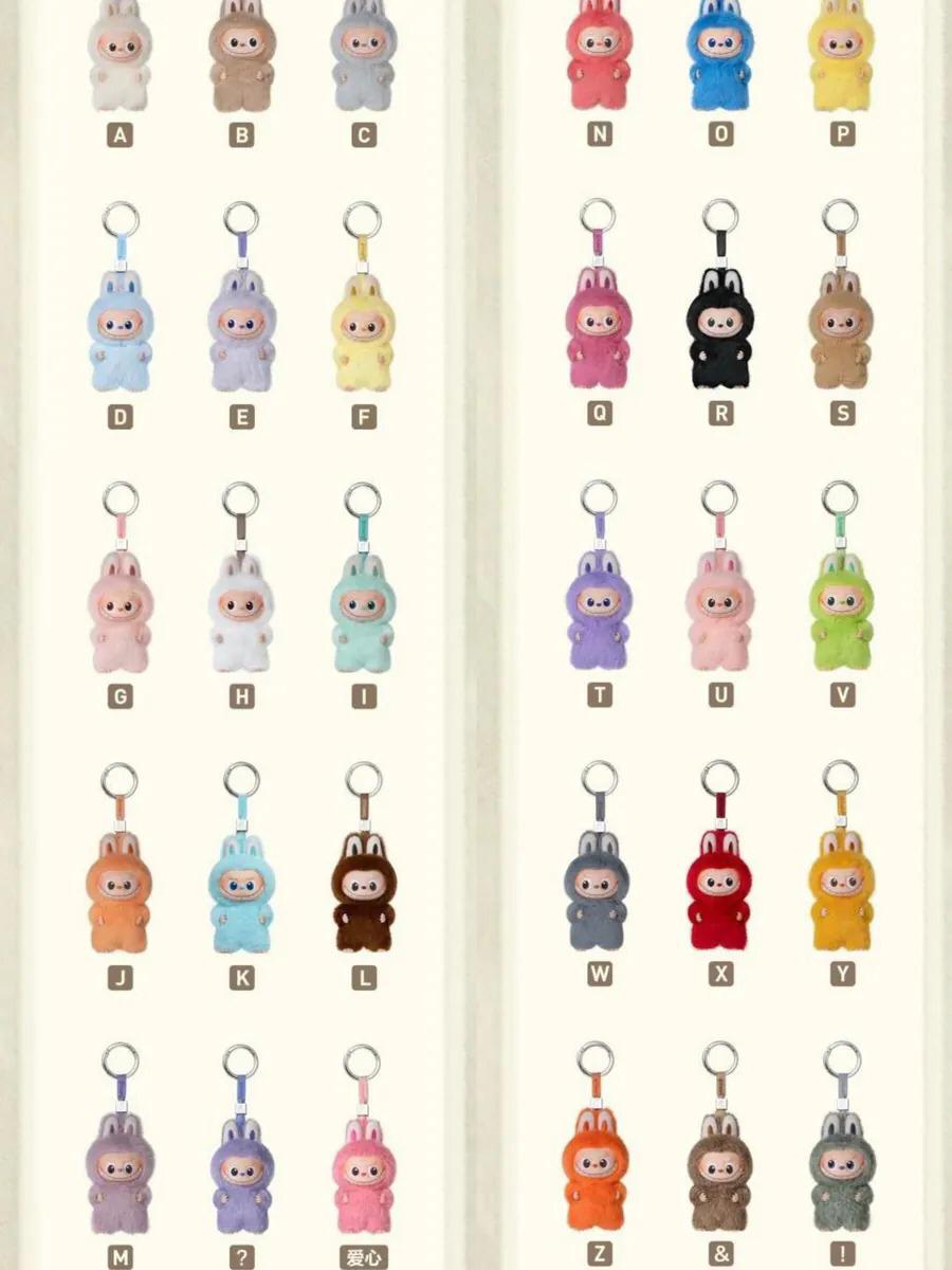 現貨🌸 THE MONSTERS心底密碼系列-搪膠毛絨掛飾盲盒4.0 | 落單後約5-7個工作天寄出