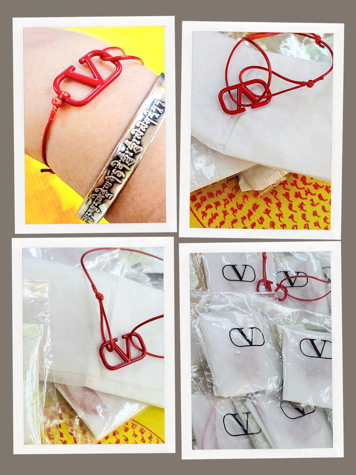 現貨✅數量:40條🌸Valentino限量V logo紅繩 (專櫃) | 落單後約5-7個工作天寄出