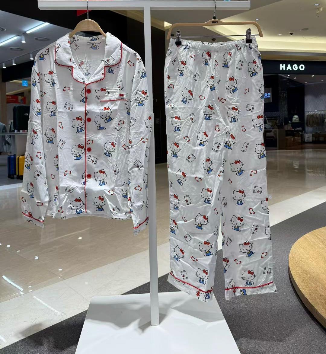 30/9截🌸🧸SPAO🧸韓國專門店/免稅店 2025新款折扣優惠😍🆕SPAO x Sanrio 聯名長袖睡衣套裝 😍 | 預訂約3-4星期(自行備註款式及尺寸)