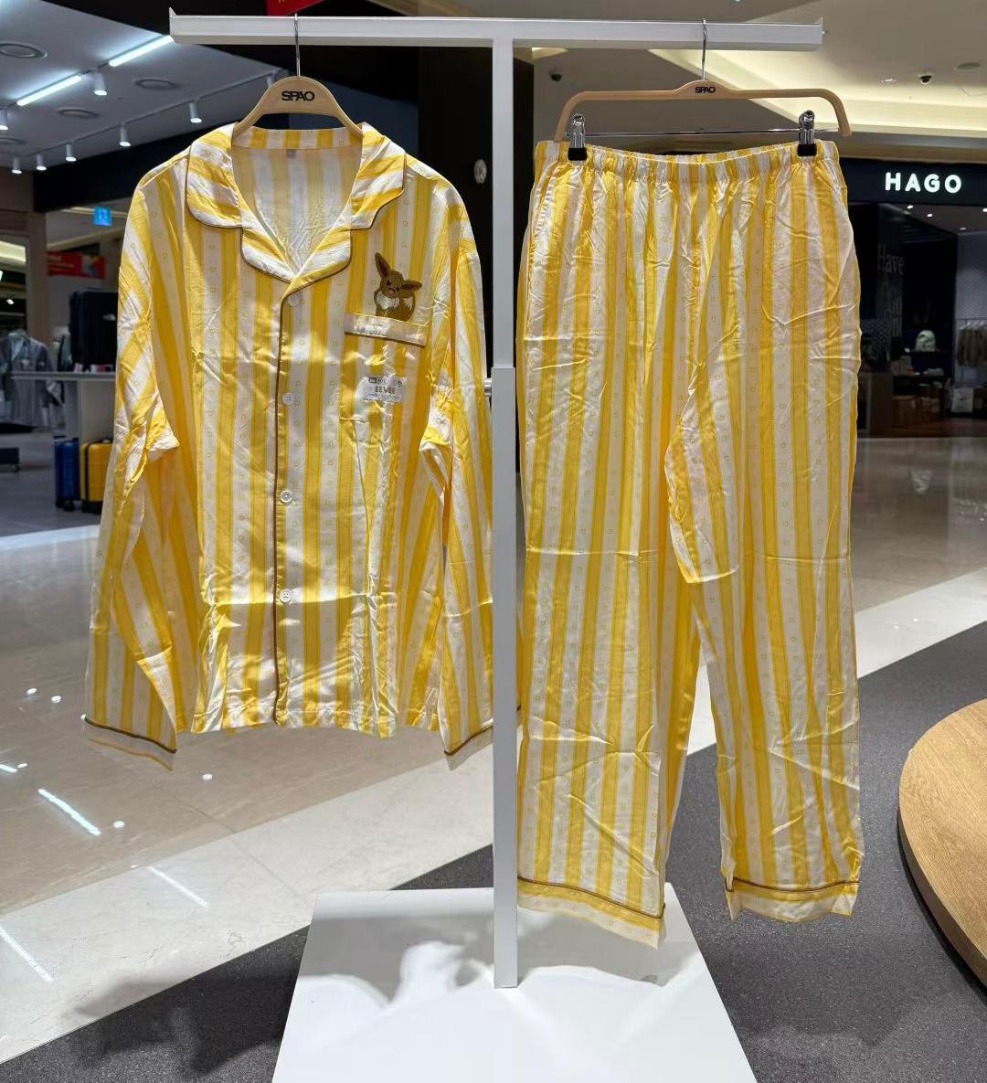 30/9截🌸🧸SPAO🧸韓國專門店/免稅店 2025新款折扣優惠😍🆕SPAO x Pokémon 聯名長袖睡衣套裝 😍 | 預訂約3-4星期(自行備註款式及尺寸)