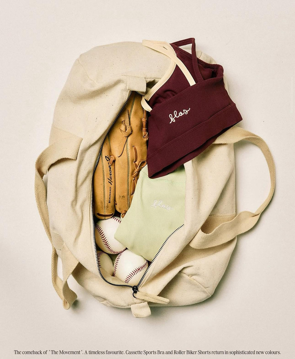 15/9截🌸🇹🇭The Flos Club Cassette Wide Ribbed Sports Bra (Cranberry) 新款新色 | 預訂約3-4星期