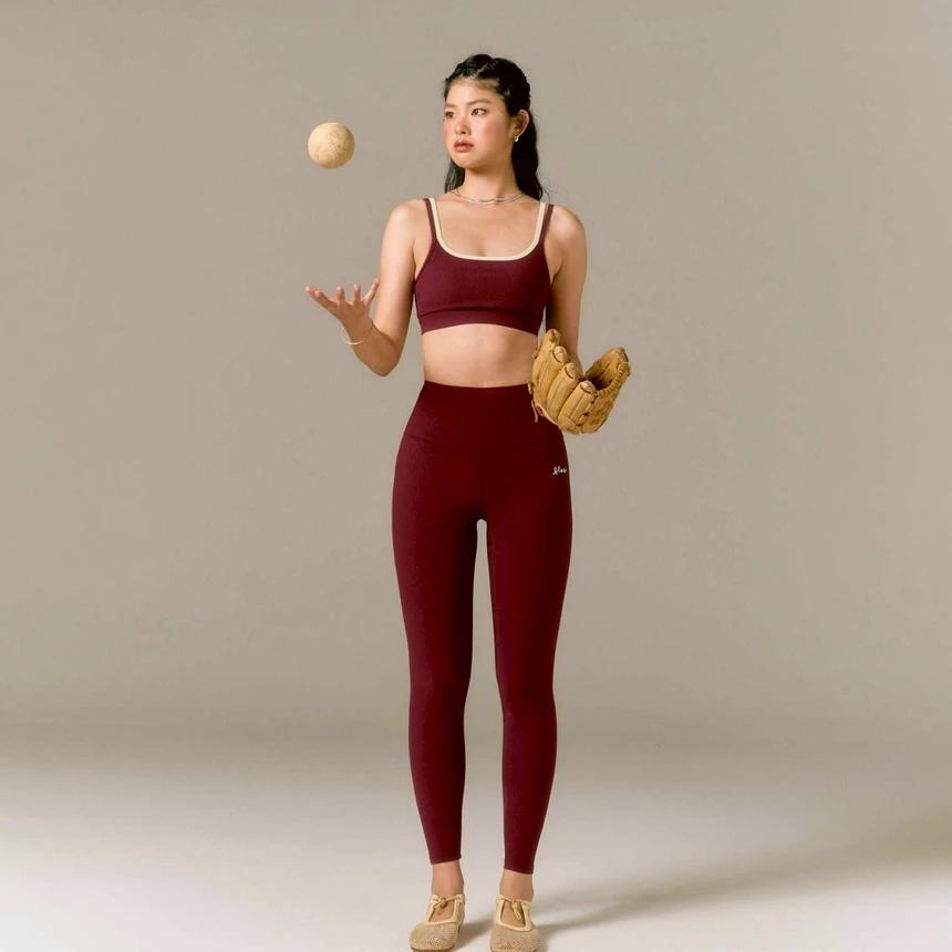 售完即止🌸🇹🇭The Flos Club Palette Back-Pocket Wide Ribbed Leggings | 預訂約3-4星期(自行備註顏色及尺寸)