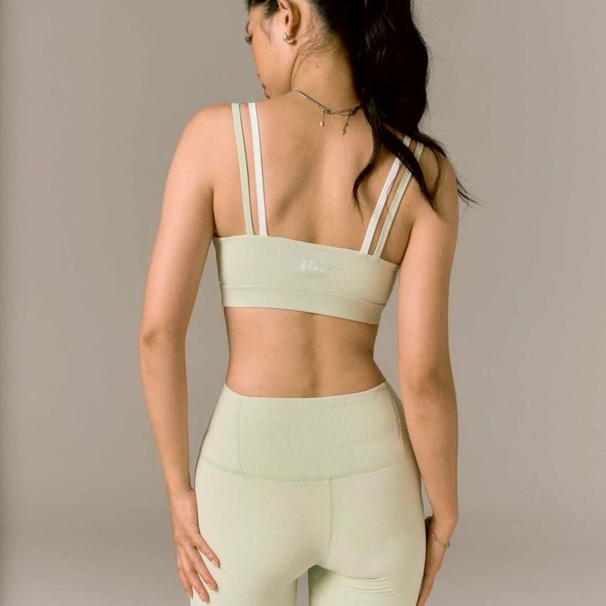 售完即止🌸🇹🇭The Flos Club Palette Back-Pocket Wide Ribbed Leggings | 預訂約3-4星期(自行備註顏色及尺寸)