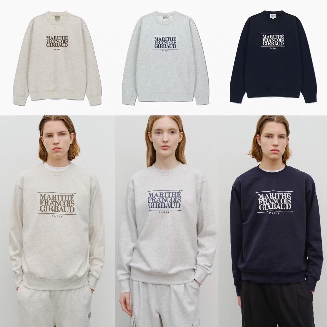 30/9截🌸MARITHE FRANCOIS GIRBAUD 韓國專門店/免稅店 2025年秋冬 最新款衛衣外套系列 折扣優惠‼️CLASSIC LOGO SWEATSHIRT | 預訂約3-4星期(自行備註顏色及尺寸)