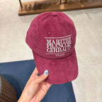 售完即止🌸韓國代購🇰🇷MARITHE MFG45FHG211 燈芯絨Cap | 預訂約3-4星期 娉婷貿易公司 Exquisite Beauty Trading Company