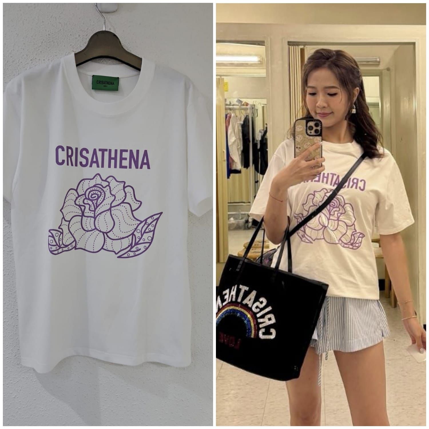 🌸香港現貨 Crisathena Rose T-Shirt | 預訂約5-7個工作天 娉婷貿易公司 Exquisite Beauty Trading Company