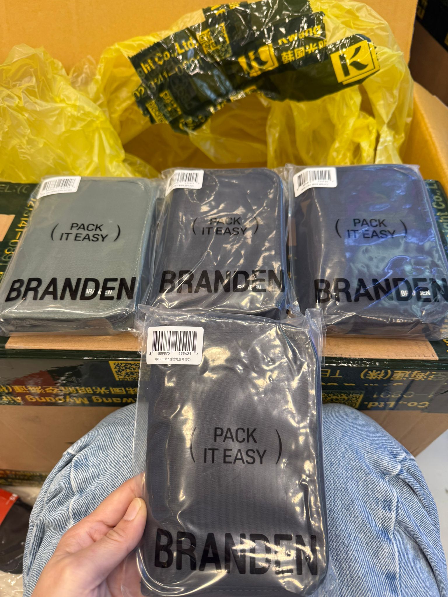 10/10截🌸🔥韓國超受歡迎Branden旅行包系列 😍韓國專門店特價中😍🇰🇷Branden Safe Wallet Bag 斜孭 防盗安全銀包 護照卡片 超多格格 RFID阻擋 防割織物 | 預訂約3-4星期