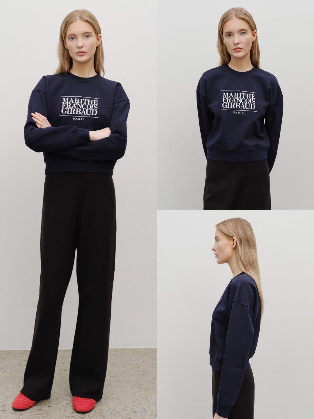 30/10/2025截🌸MARITHE FRANCOIS GIRBAUD 韓國專門店/免稅店 2025年秋冬 最新款衛衣外套系列 折扣優惠‼️W CLASSIC 大細 LOGO CROP SWEATSHIRT‼️新款靚靚女裝衛衣‼️ | 預訂約3-4星期