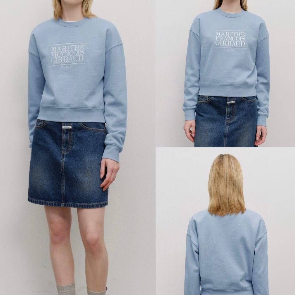 30/10/2025截🌸MARITHE FRANCOIS GIRBAUD 韓國專門店/免稅店 2025年秋冬 最新款衛衣外套系列 折扣優惠‼️W CLASSIC 大細 LOGO CROP SWEATSHIRT‼️新款靚靚女裝衛衣‼️ | 預訂約3-4星期