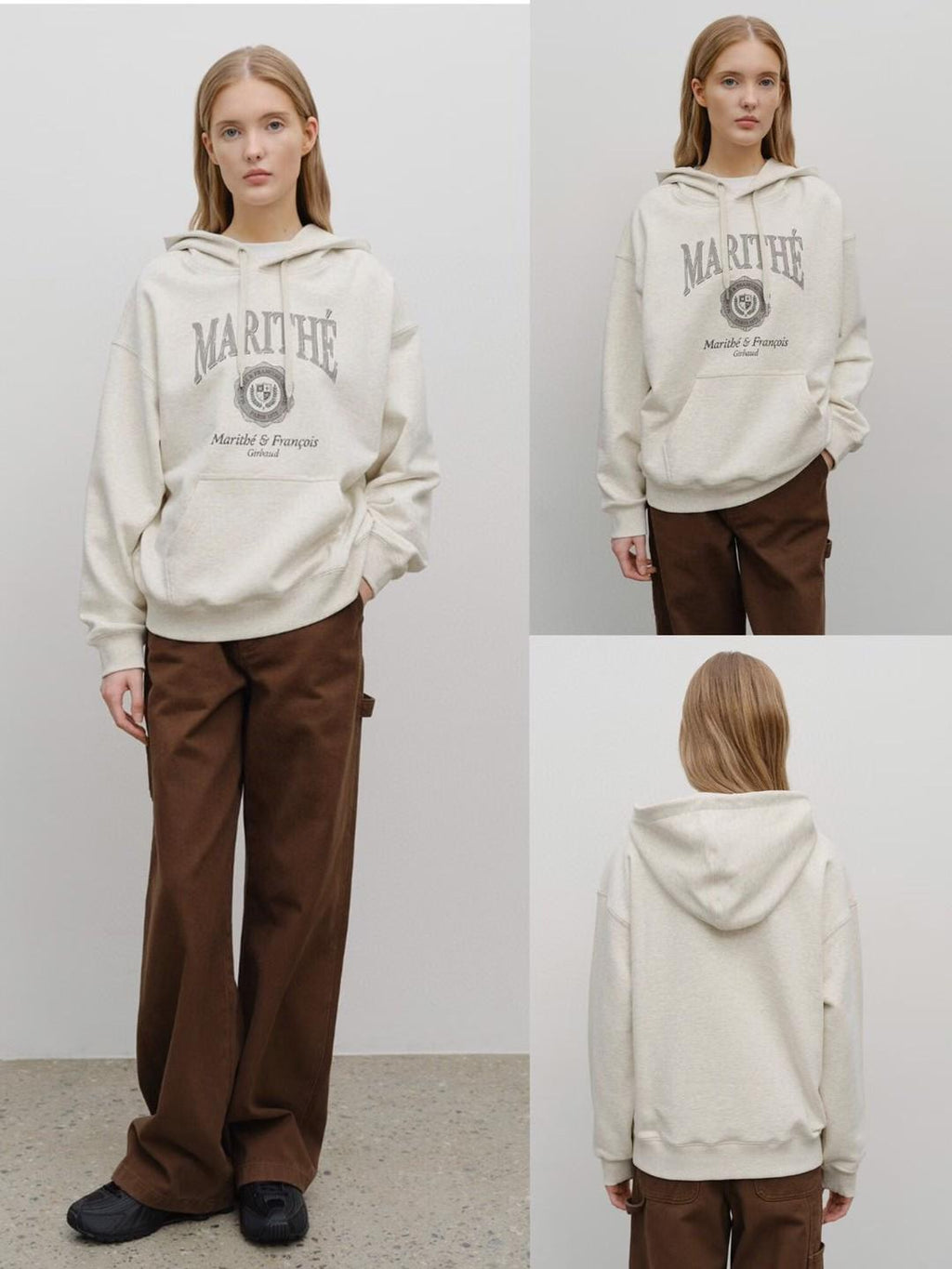 30/10/2025截🌸MARITHE FRANCOIS GIRBAUD 韓國專門店/免稅店 2025年秋冬 最新款衛衣外套系列 折扣優惠‼️CREST CRACK LOGO OVERSIZED HOODIE‼️新款靚靚男女裝衛衣‼️ | 預訂約3-4星期
