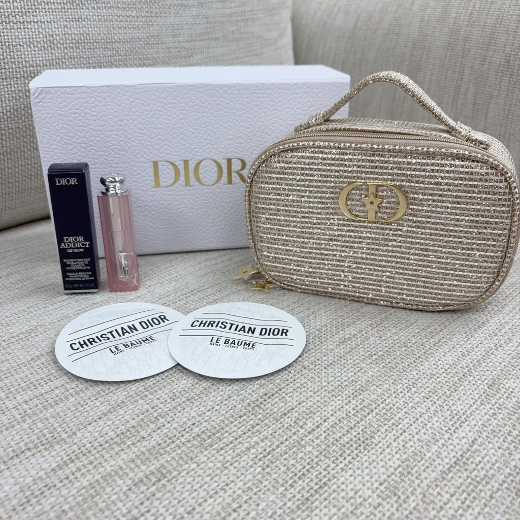 售完即止🌸‼搶先預訂‼香港優先獨家預購‼‼2025最新款DIOR Beauty化妝袋誘惑煥彩潤唇膏套裝 - #007 Raspberry | 預訂約11月尾至12月初