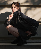 售完即止🌸🇰🇷Marithe COLOR-BLOCK HIGHNECK WINDBREAKER # MFG45FJK203 | 預訂約3-4星期