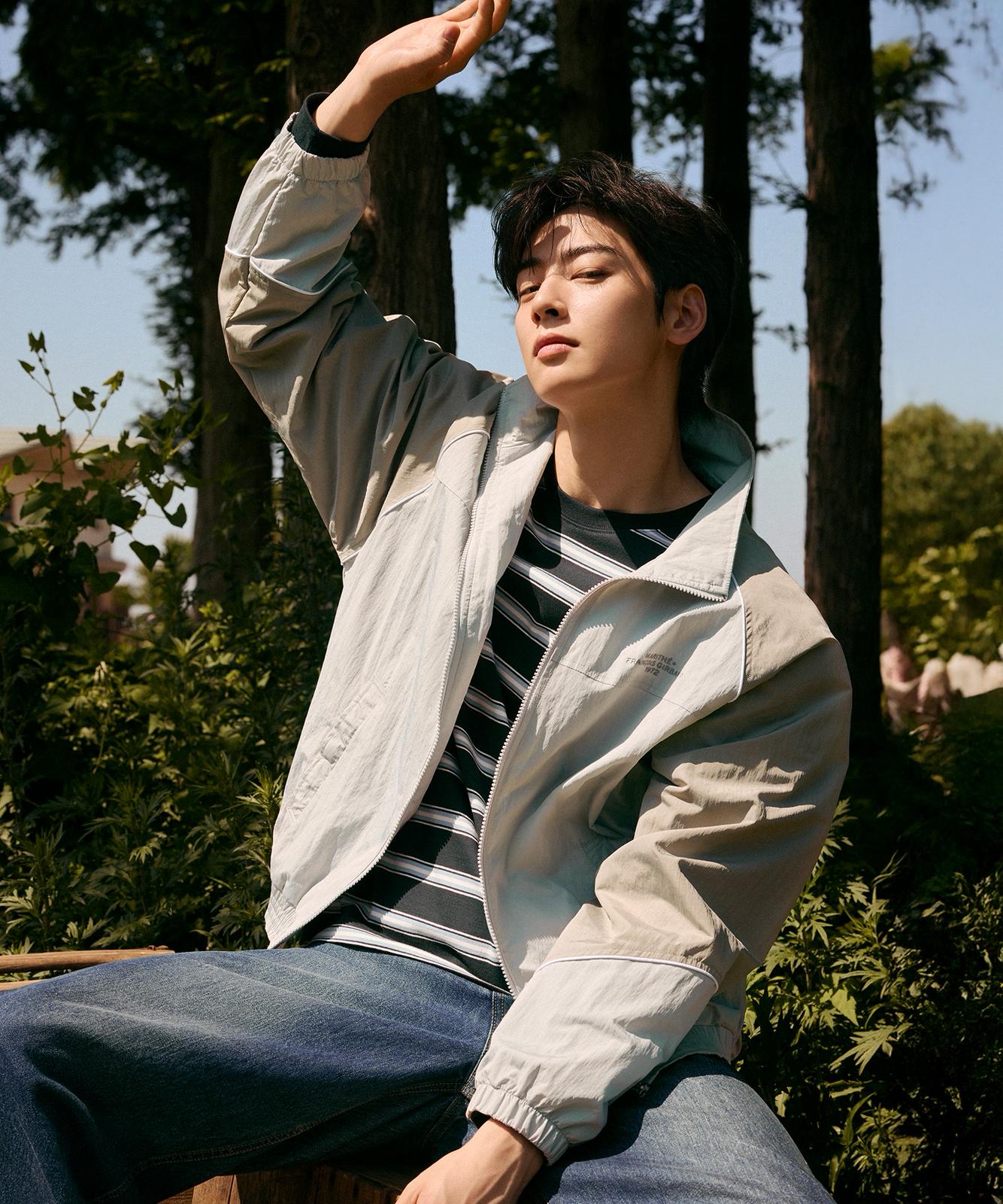 售完即止🌸🇰🇷Marithe COLOR-BLOCK HIGHNECK WINDBREAKER # MFG45FJK203 | 預訂約3-4星期