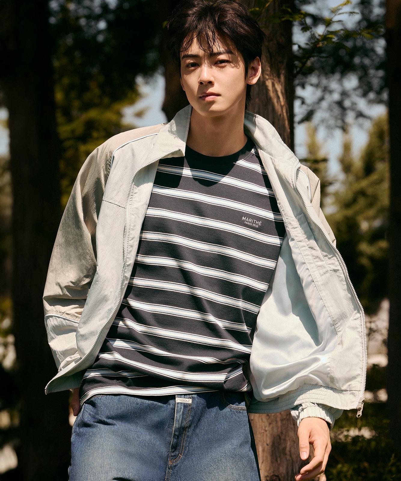 售完即止🌸🇰🇷Marithe COLOR-BLOCK HIGHNECK WINDBREAKER # MFG45FJK203 | 預訂約3-4星期