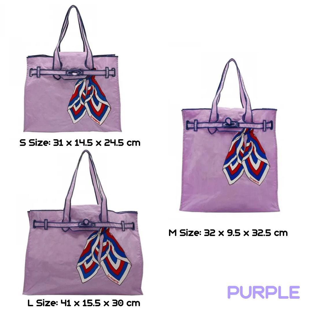 少量現貨 售完即止🌸香港獨家💥💥La Cousette SCARF /New Classical Eco Bag | 落單後約3-5個工作天寄出